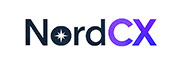 NordCX logo with the letters "Nord" in black, "CX" in blue and purple gradient, and a white starburst inside the letter "o".